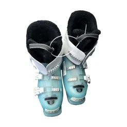 Used Salomon T3 WMNS SKI BOOTS SZ 23.5 Womens DH Ski Boot Turquoise 235 MP - J05.5 - W06.5