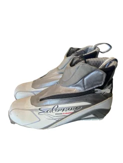 Used Salomon VITANE 9 Mens SNS XC Ski Boots White M 07-07.5 / W 08-08.5