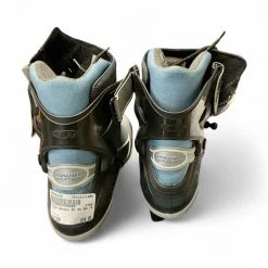 Used Salomon Womens BC XC Ski Boots Grey W 07-07.5 / JR 05.5-06