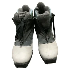 Used Salomon Womens SNS XC Ski Boots Grey M 07-07.5 / W 08-08.5