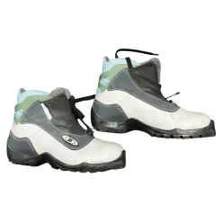 Used Salomon Womens SNS XC Ski Boots Grey M 07-07.5 / W 08-08.5