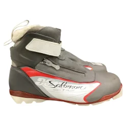 Used Salomon Womens SNS XC Ski Boots Grey M 07-07.5 / W 08-08.5