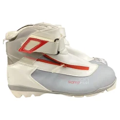 Used Salomon Womens SNS XC Ski Boots Grey W 06 / JR 04-04.5
