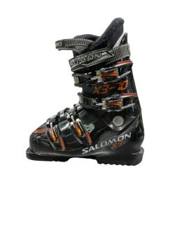 Used Salomon X3-70 Boys DH Ski Boot Black 245 MP - M06.5 - W07.5
