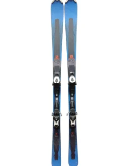 Used Salomon XDR 75 ST Mens Skis Only Navy Blue 168 cm