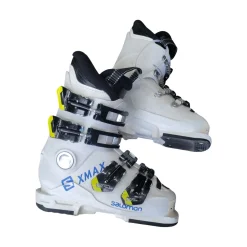 Used Salomon XMAX-S BOOTS 18/19MP Boys DH Ski Boot White 185 MP - Y12