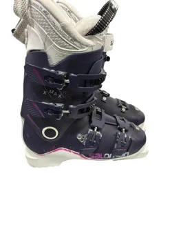 Used Salomon X MAX 70 W Womens DH Ski Boot Navy Blue And Purple 265 MP - M08.5 - W09.5