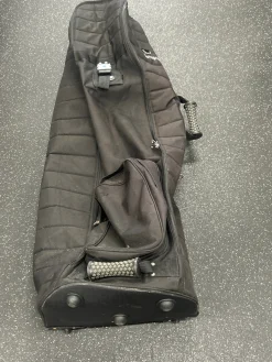 Used Samsonite SOFT PADDED WHEELED BAG Travel Bag Black