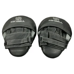 Used Sanabul PUNCH MITTS Boxing Pads Black