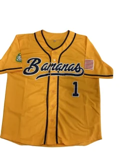Used SAVANNAH BANANAS BB/SB Jersey Neon Orange SM