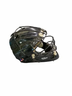 Used Schutt CATCHERS HELMET Catchers Helmet w/Mask Black One Size