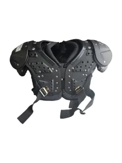 Used Schutt DS DLEX PADS YOUTH MEDIUM FB Shoulder Pads Black MD
