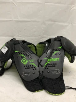 Used Schutt 80120002 FB Shoulder Pads Black XS