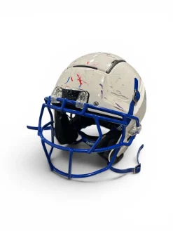 Used Schutt F7 LX1 YOUTH FB Helmet White LG