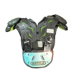 Used Schutt JR SCHUTT FLEX SHOULDER PADS FB Shoulder Pads Black MD