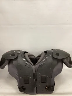 Used Schutt LIGHTNING FB Shoulder Pads Grey LG