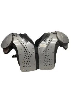 Used Schutt VARSITY FLEX FB Shoulder Pads Grey LG
