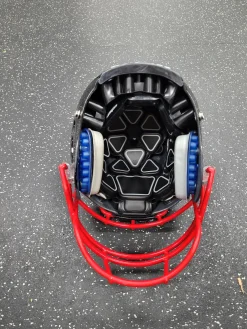 Used Schutt VENGEANCE A11 FB Helmet Black XXS