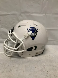 Used Schutt VENGEANCE A3 FB Helmet White LG