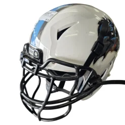 Used Schutt VENGEANCE A11 YOUTH FOOTBALL HELMET FB Helmet White SM