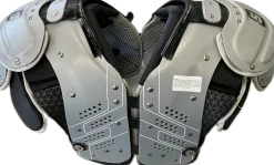 Used Schutt XV FLEX FB Shoulder Pads Grey MD