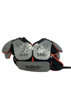 Used Schutt XV HD Adult SM QB-WR FB Shoulder Pads Grey