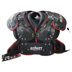 Used Schutt XV7 QB/WR SHOULDER PADS FB Shoulder Pads Black MD