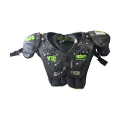 Used Schutt Y FLEX 4.0 SHOULDER PADS FB Shoulder Pads Black 2X