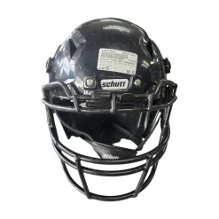Used Schutt YOUTH MED VENGEANCE A11 FOOTBALL HELMET FB Helmet Black MD