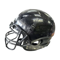 Used Schutt YOUTH MED VENGEANCE A11 FOOTBALL HELMET FB Helmet Black MD