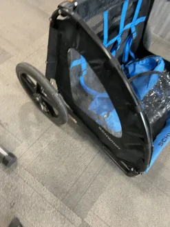 Used Schwinn BIKE TRAILER Two-person Stroller Black