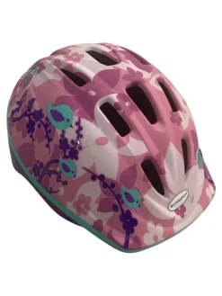 Used Schwinn FLOWER BIKE HELMET Bike Helmet Pink One Size