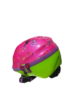Used Schwinn PINK BUTTERFLY BIKE HELMET Bike Helmet Pink One Size