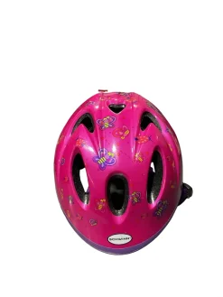 Used Schwinn PINK BUTTERFLY BIKE HELMET Bike Helmet Pink One Size