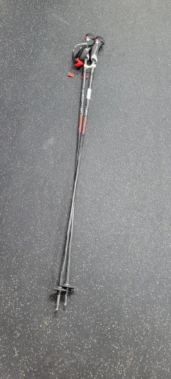 Used Scott 50 INCH Mens DH Ski Pole Black 125 cm / 50 in