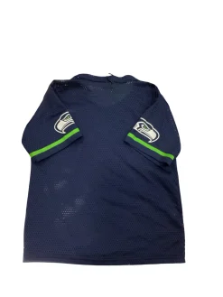 Used SEAHAWKS YOUTH JERSEY FB Top Adult Navy Blue SM