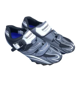 Used Shimano Bike Shoes Adult Grey Senior 9.5