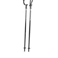 Used SKI ESSENTIALS Mens DH Ski Pole Black 115 cm / 46 in