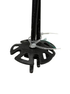 Used Ski Poles Black 130 cm / 52 in