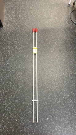 Used SKI POLES Boys DH Ski Pole Black 105 cm / 42 in