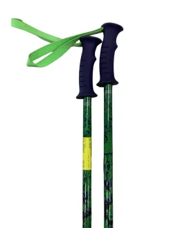 Used SKI POLES Girls DH Ski Pole Green 85 cm / 34 in