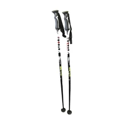 Used SKI POLES Womens DH Ski Pole Black 110 cm / 44 in