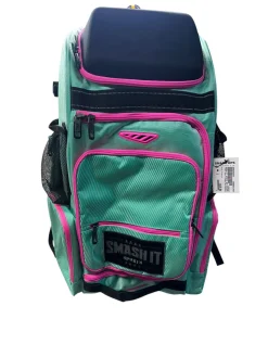 Used SMASH IT SPORTS BAT BACKPACK BB/SB Player Backpack Turquoise