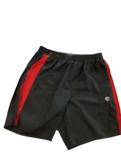 Used SOLARIS Basketball Shorts M Red And Black MD