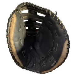 Used Spalding 18999 CATCHERS MITT BB/SB Catchers RH Throw Black 32 1/2"