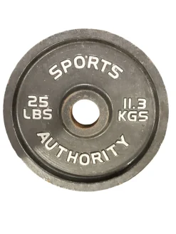 Used SPORTS AUTHORITY 25LB OLY PLATE Olympic Plate (Each) 25 lb