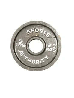 Used SPORTS AUTHORITY 5LB OLY PLATE Olympic Plate (Each) 5 lb