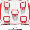 Used SPORTS NETS FOOTBALL THROWING NET FB Training Aid