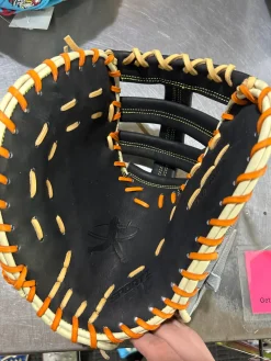 Used SPORTZ DRIP 1ST BASE GLOVE BB/SB First Base LH Throw Black/Orange/Grey 12 1/2"