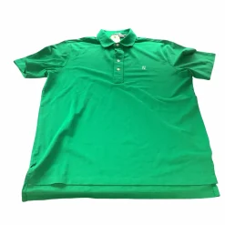 Used S.S. Golf Shirt M Green MD